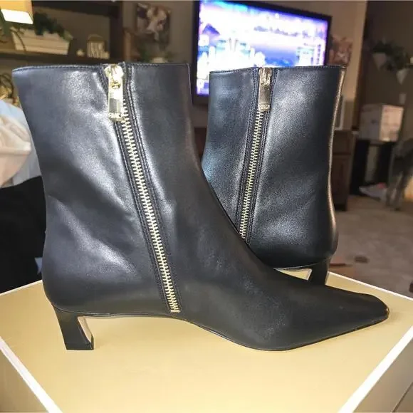Michael Kors Cosmo Leather Kitten Boot - Picture 9 of 13